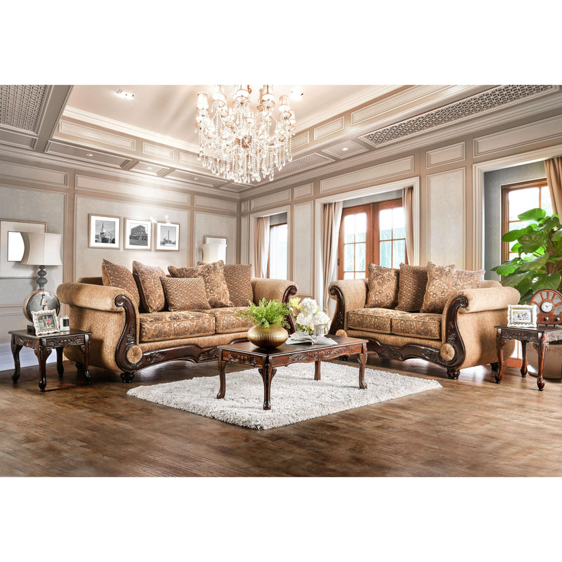 Furniture of America Nicanor Stationary Fabric Sofa SM6407-SF IMAGE 5