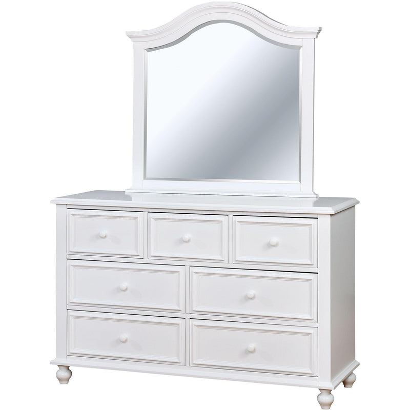Furniture of America Kids Dresser Mirrors Mirror CM7155WH-M IMAGE 3