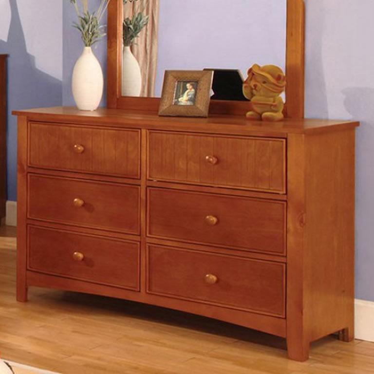 Furniture of America Omnus 6-Drawer Kids Dresser CM7905OAK-D IMAGE 2