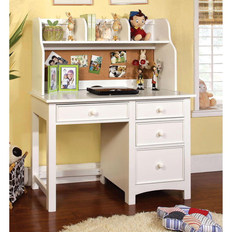 Furniture of America Kids Desks Hutch CM7905WH-HC IMAGE 2