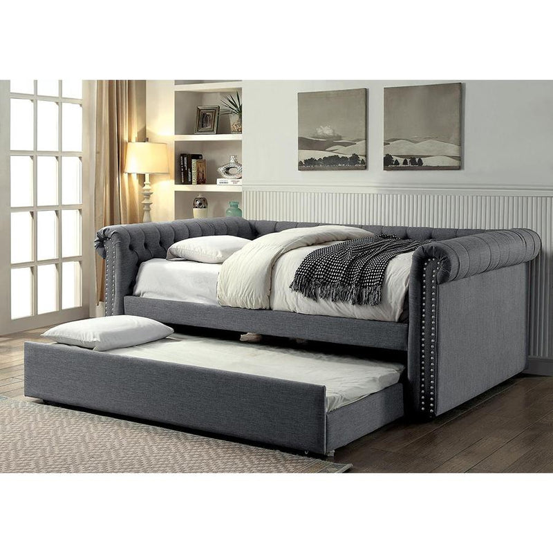 Furniture of America Leanna Full Daybed CM1027GY-F-BED IMAGE 2