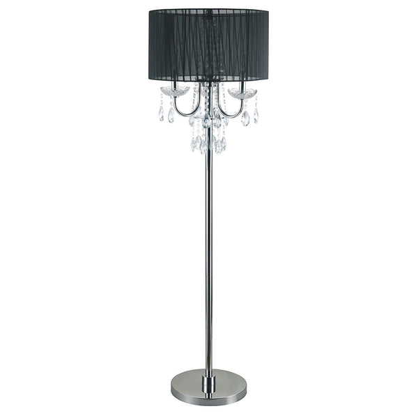 Furniture of America Jada Floorstanding Lamp L76733BK-F IMAGE 1