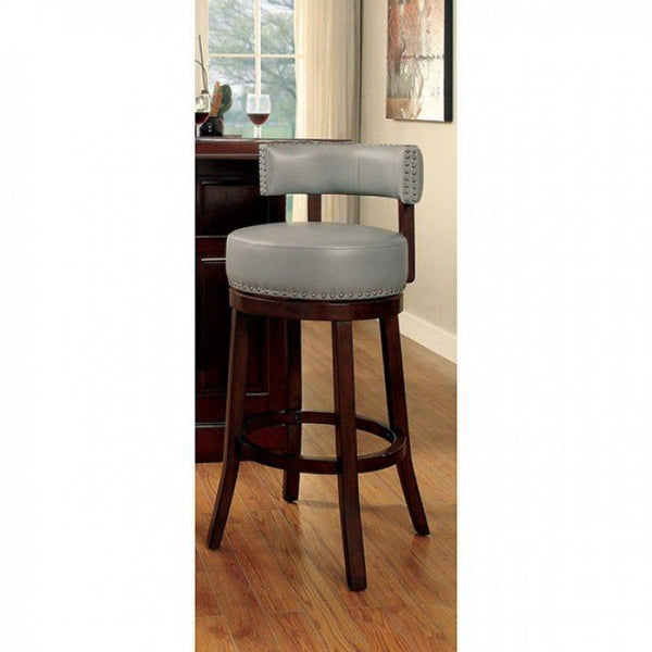 Furniture of America Shirley Pub Height Stool CM-BR6251GY-29-2PK IMAGE 1
