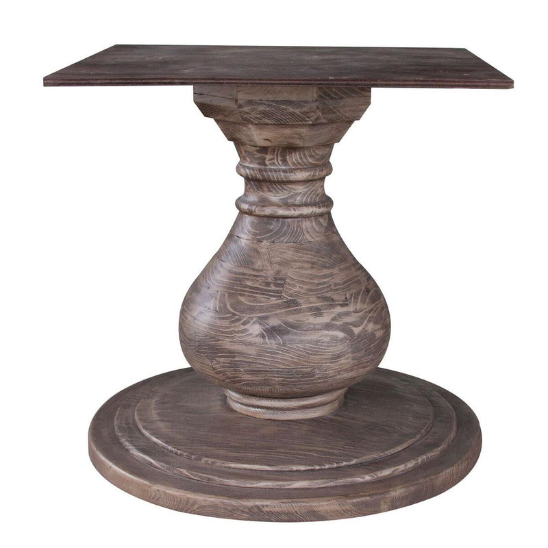 International Furniture Direct Round Bonanza Dining Table with Pedestal Base IFD410RND-T2/IFD410RND-B IMAGE 3