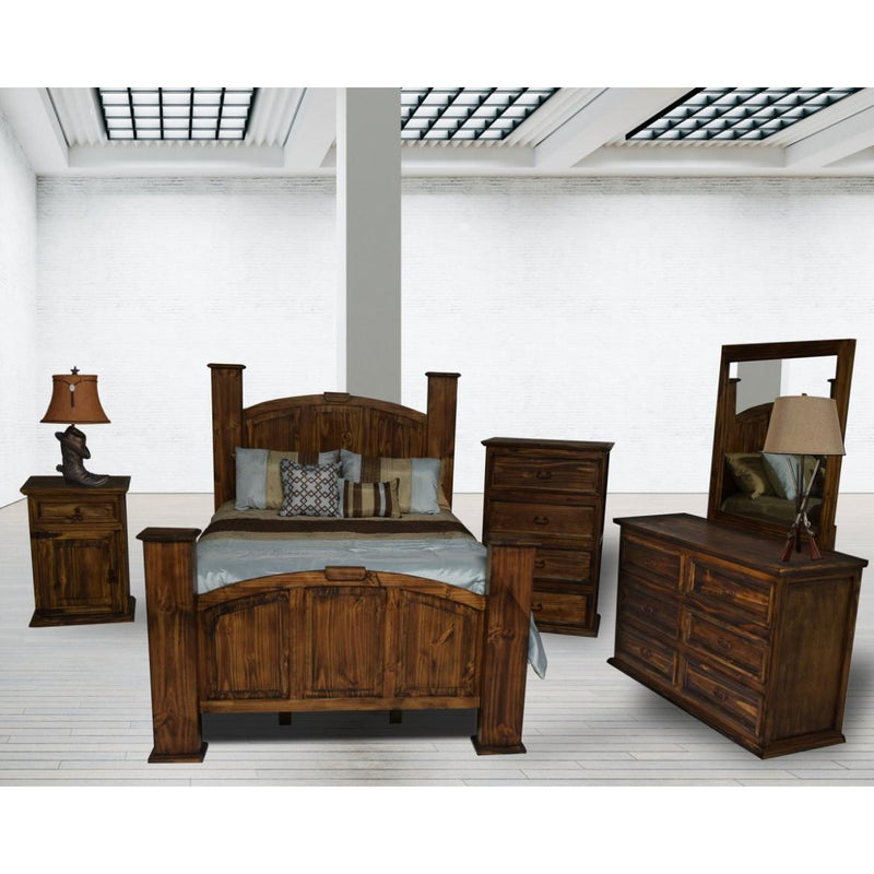 PFC Furniture Industries Mansion Antique 1-Drawer Nightstand Mansion Antique Nightstand - Plain IMAGE 2