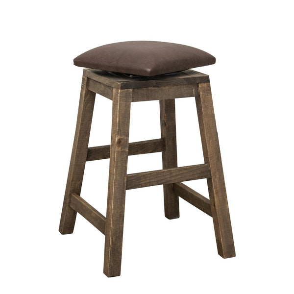 International Furniture Direct Antique Multicolor Counter Height Stool IFD9671STL24 IMAGE 1