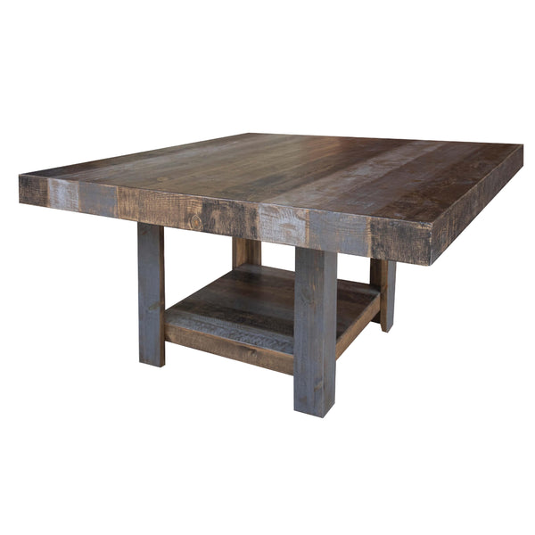 International Furniture Direct Square Loft Brown Dining Table IFD6441TBL54 IMAGE 1