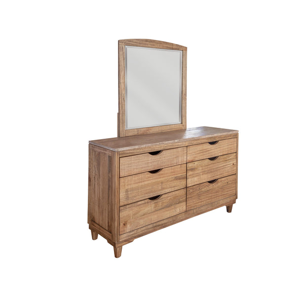 International Furniture Direct Tulum Dresser Mirror IFD6221MIR IMAGE 1
