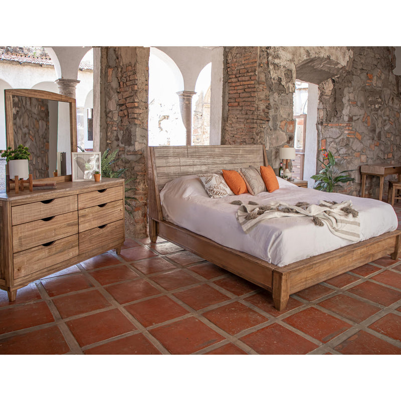 International Furniture Direct Tulum King Platform Bed IFD6221HBDEK/IFD6221PLTEK IMAGE 2