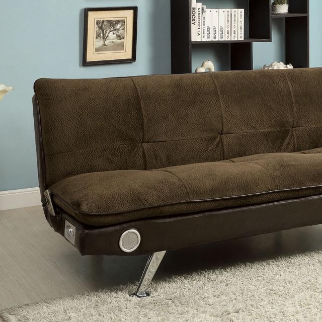 Furniture of America Gallagher Futon CM2675BR IMAGE 4