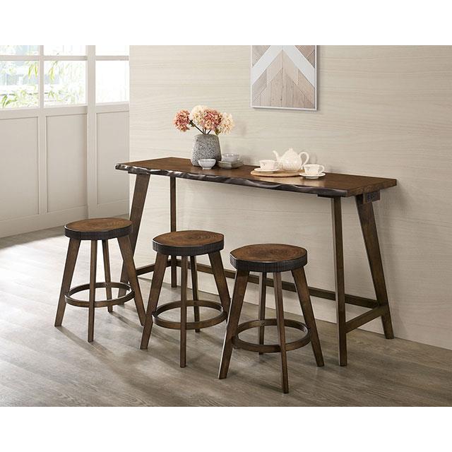 Furniture of America Missoula 4 pc Counter Height Dinette CM3129PT-4PK IMAGE 2