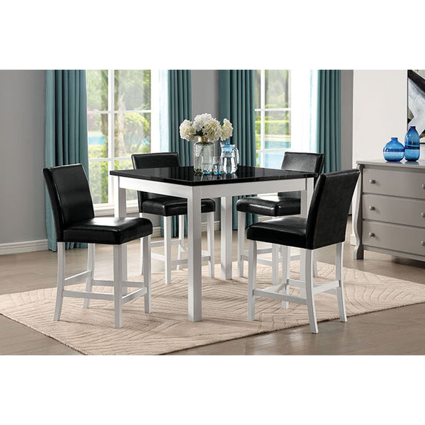 Furniture of America Mathilda 5 pc Counter Height Dinette CM3143PT-5PK IMAGE 1