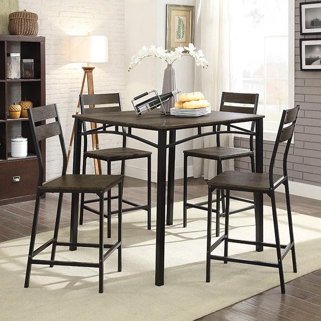 Furniture of America Westport 5 pc Counter Height Dinette CM3920PT-5PK IMAGE 3