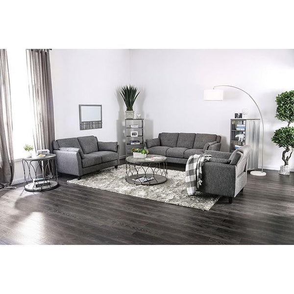 Furniture of America Yazmin Stationary Fabric Loveseat CM6020-LV IMAGE 1