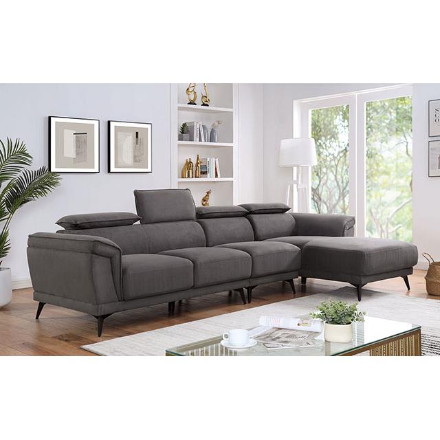 Furniture of America Napanee Sectional CM6254GY-SECT IMAGE 3