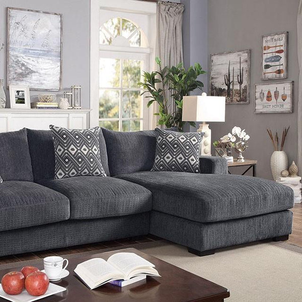 Furniture of America Kaylee Fabric Sectional CM6587-SECT-L-R IMAGE 1