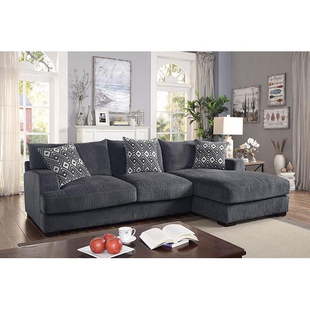 Furniture of America Kaylee Fabric Sectional CM6587-SECT-L-R IMAGE 2