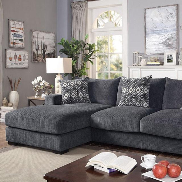 Furniture of America Kaylee Fabric Sectional CM6587-SECT-L IMAGE 1
