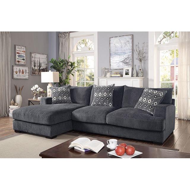 Furniture of America Kaylee Fabric Sectional CM6587-SECT-L IMAGE 2