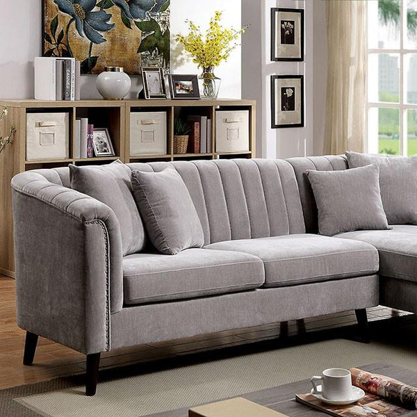Furniture of America Goodwick Fabric Sectional CM6947-SECT IMAGE 1