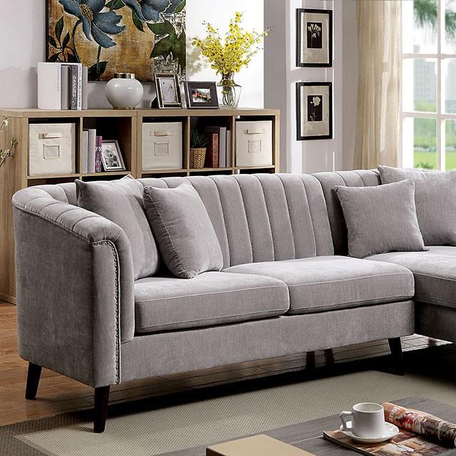 Furniture of America Goodwick Fabric Sectional CM6947-SECT IMAGE 1
