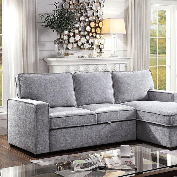 Furniture of America Ines Fabric Sectional CM6964-SECT IMAGE 1