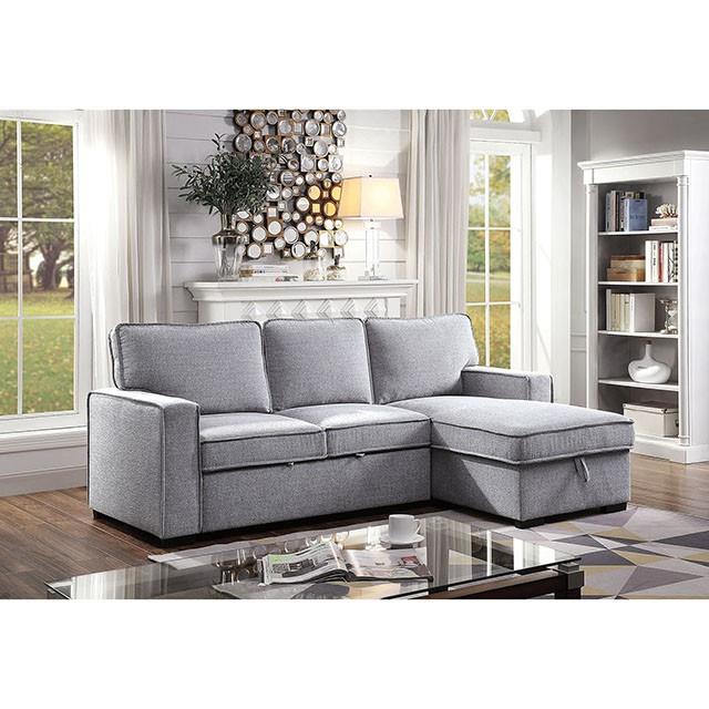 Furniture of America Ines Fabric Sectional CM6964-SECT IMAGE 2