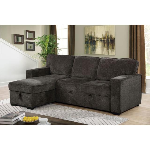 Furniture of America Ines Fabric Sectional CM6964DG-SECT IMAGE 2
