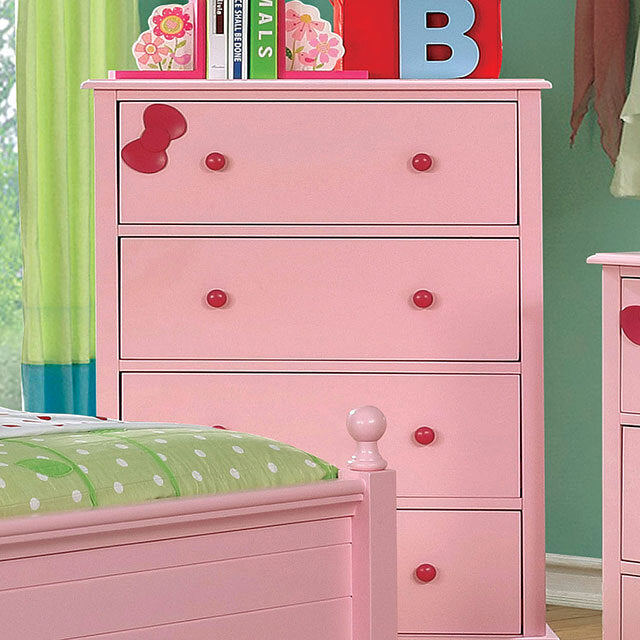 Furniture of America Kids Chests 4 Drawers CM7159PK-C-VN IMAGE 2