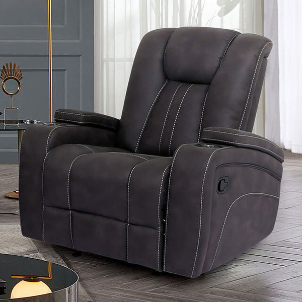 Furniture of America Amirah Glider Fabric Recliner CM9903-CH IMAGE 1
