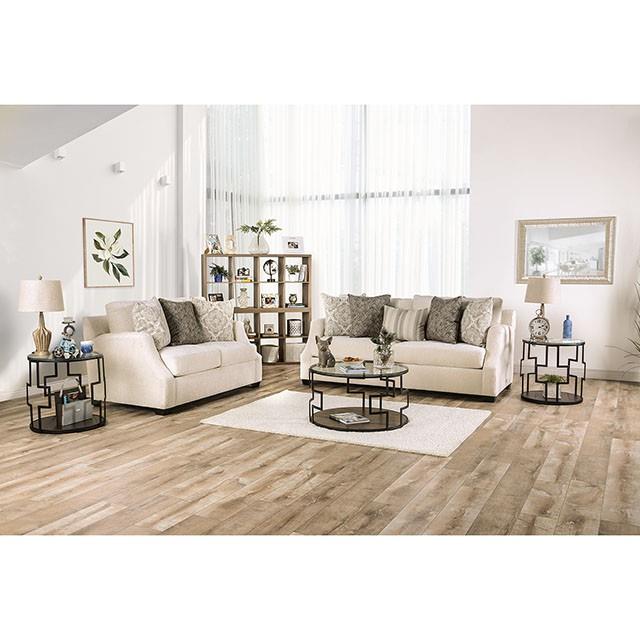 Furniture of America Laila Stationary Fabric Loveseat SM3083-LV IMAGE 2