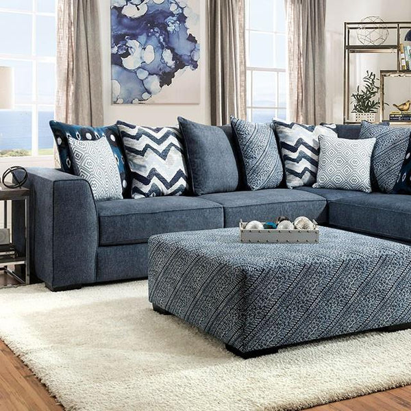 Furniture of America Brielle Fabric Sectional SM5146-SECT IMAGE 1