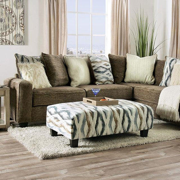 Furniture of America Kempston Fabric Sectional SM5155-SECT IMAGE 1