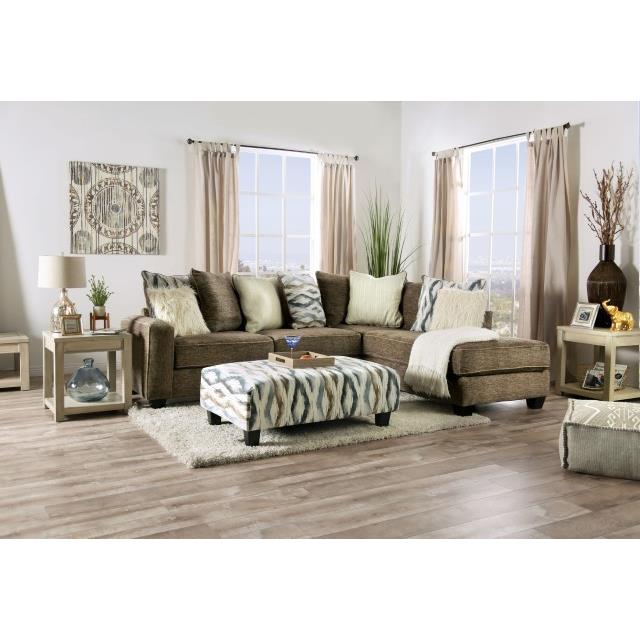 Furniture of America Kempston Fabric Sectional SM5155-SECT IMAGE 2