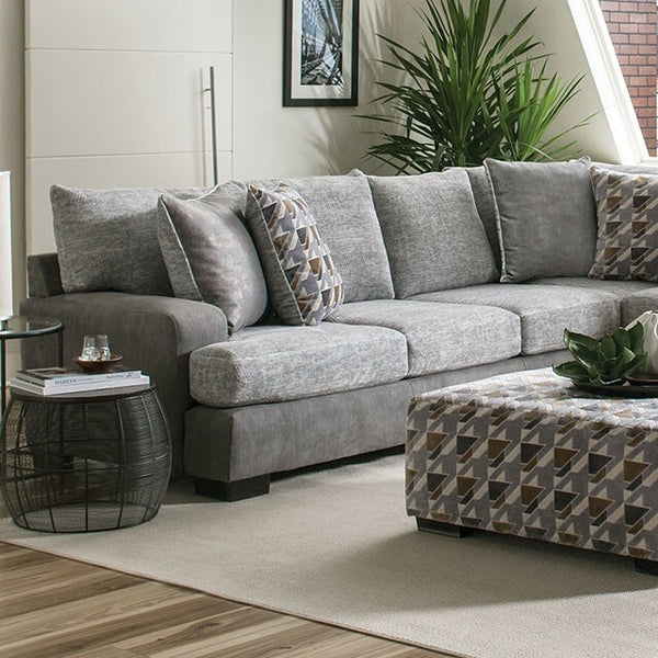 Furniture of America Alannah Fabric Sectional SM5184-SECT IMAGE 1