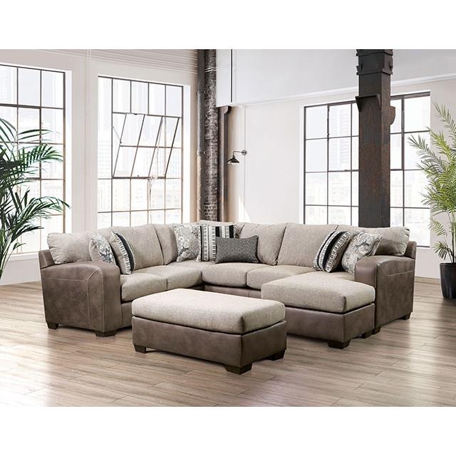 Furniture of America Ashenweald Fabric Sectional SM5404-SECT IMAGE 2