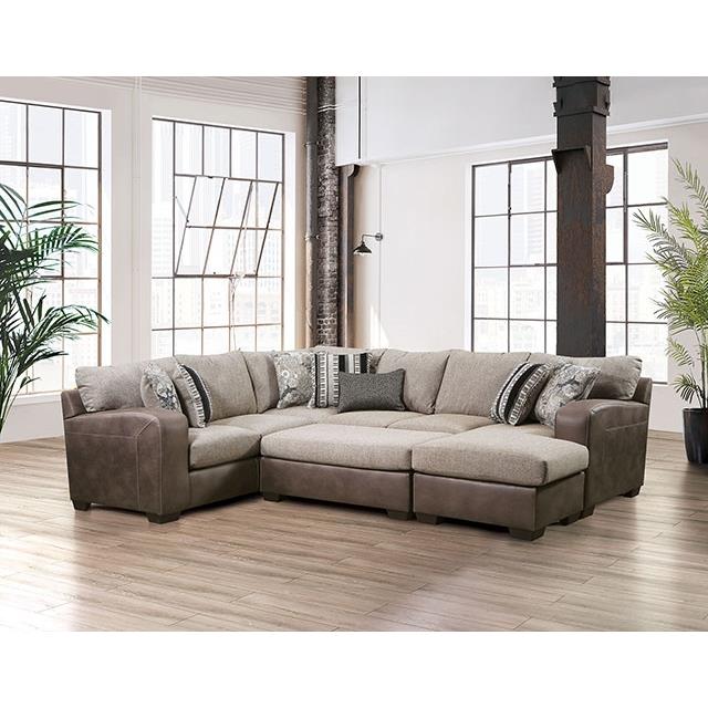 Furniture of America Ashenweald Fabric Sectional SM5404-SECT IMAGE 3