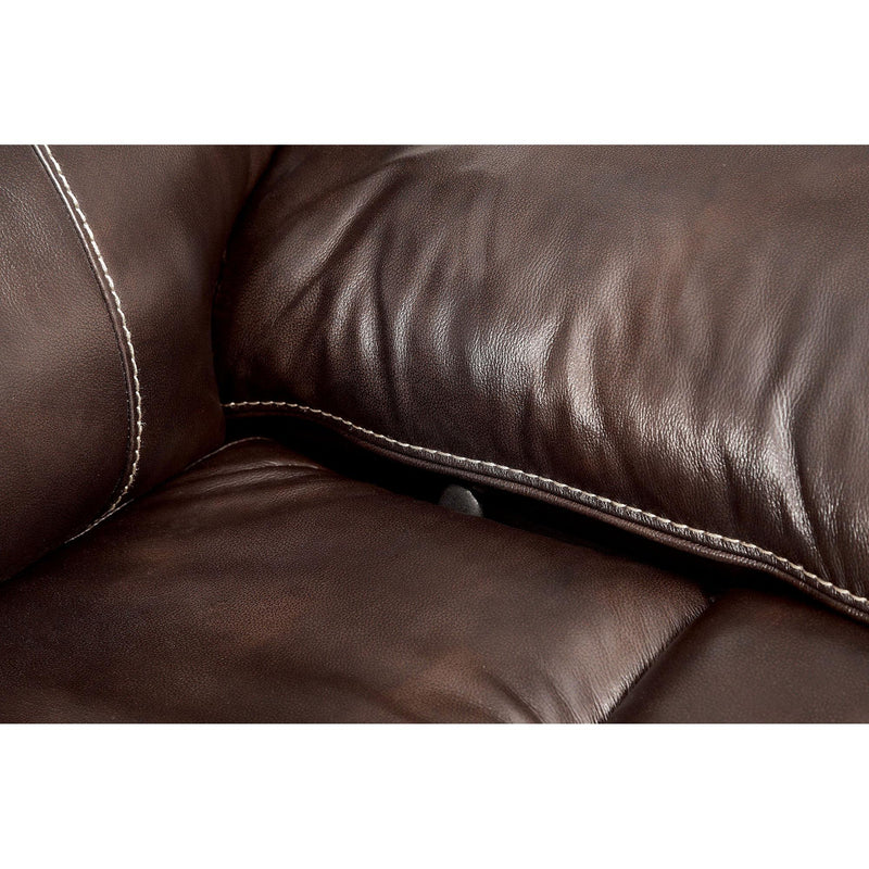 Furniture of America Ruth Leather Match Recliner CM6783BR-CH IMAGE 3