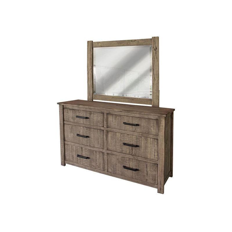 International Furniture Direct Cozumel Dresser Mirror IFD2061MIR IMAGE 2