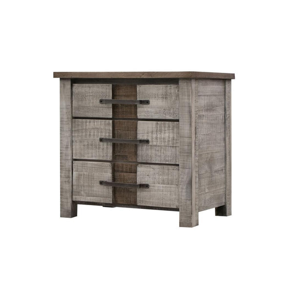 International Furniture Direct Tikal 3-Drawer Nightstand IFD5021NTS IMAGE 1
