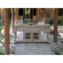 International Furniture Direct Aruba TV Stand with Cable Management IFD7331STNDS70 IMAGE 3