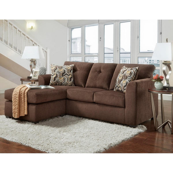 PFC Furniture Industries Kennedy 2 pc Sectional 3006-chocolate IMAGE 1