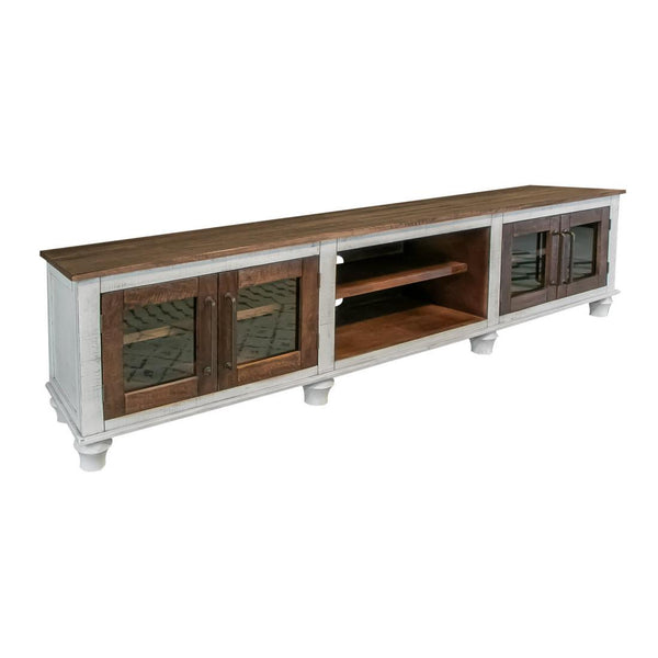 International Furniture Direct Rock Valley TV Stand with Cable Management IFD1921STN93 IMAGE 1