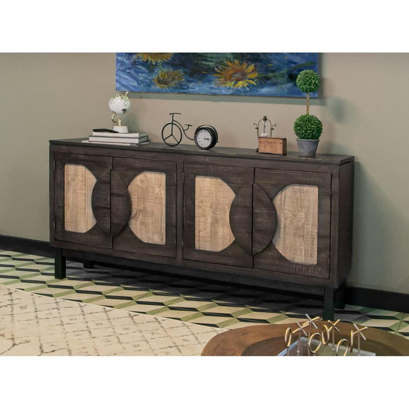 International Furniture Direct Accent Cabinets Cabinets IFD8081CNSBK IMAGE 3