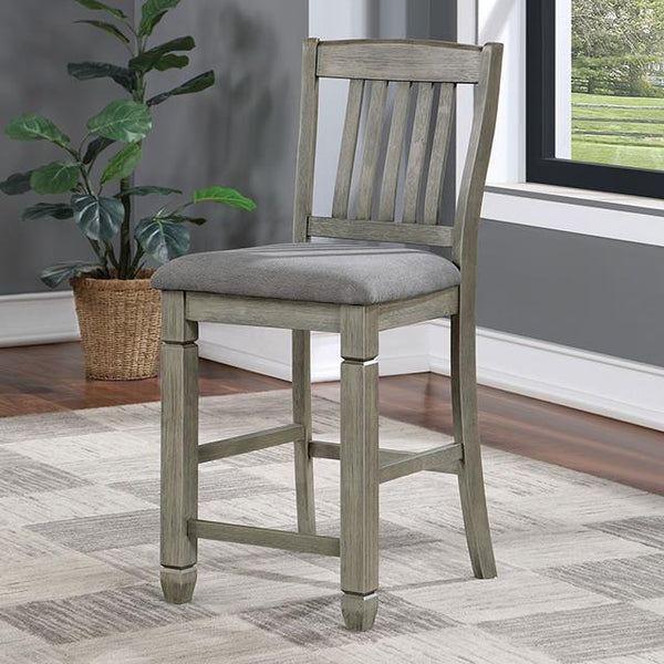 Furniture of America Anaya Counter Height Dining Chair CM3512GY-PC-2PK IMAGE 1
