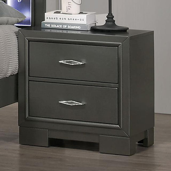 Furniture of America Alison Nightstand CM7416GY-N IMAGE 1