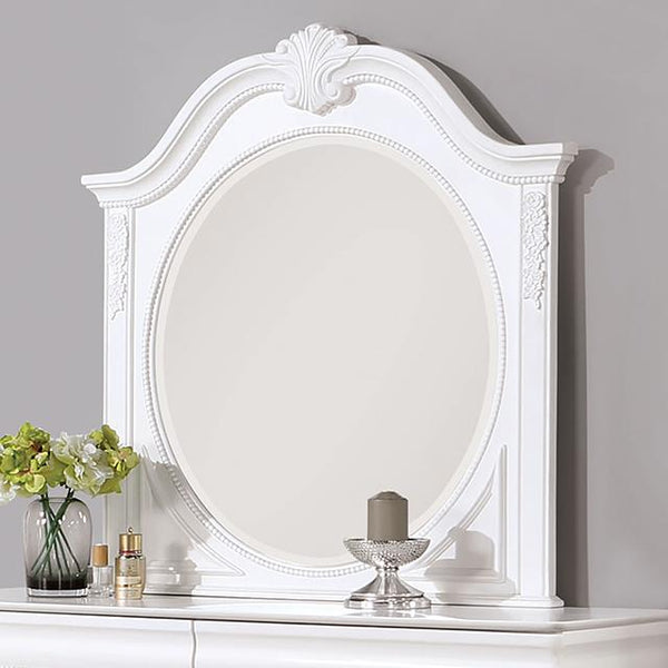 Furniture of America Alecia Dresser Mirror CM7458WH-M IMAGE 1