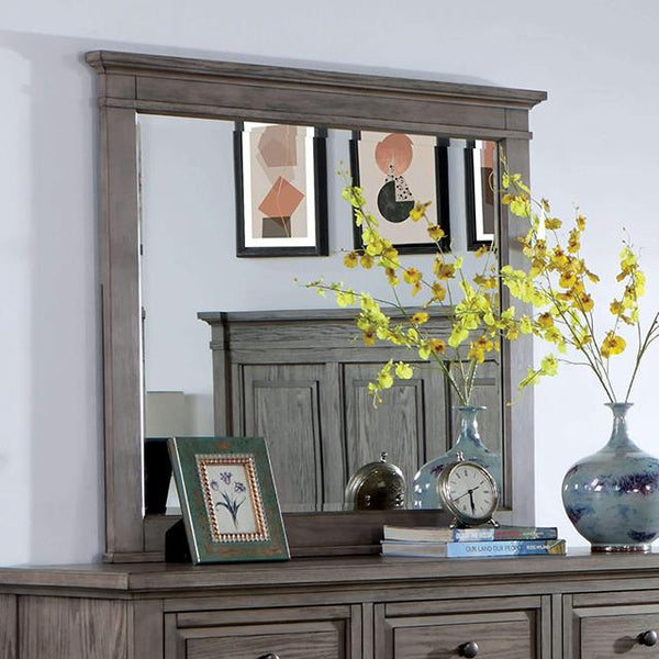 Furniture of America Durango Dresser Mirror CM7461GY-M IMAGE 1