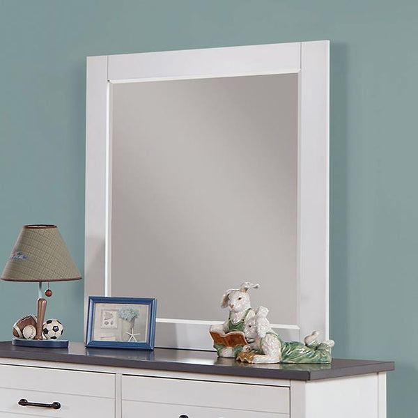 Furniture of America Priam Dresser Mirror CM7467WH-M IMAGE 1