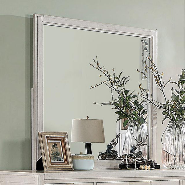 Furniture of America Berenice Dresser Mirror CM7580WH-M IMAGE 1
